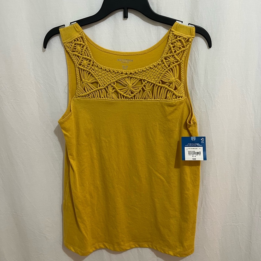 Arizona jean co. blouse color honeycomb size XL16